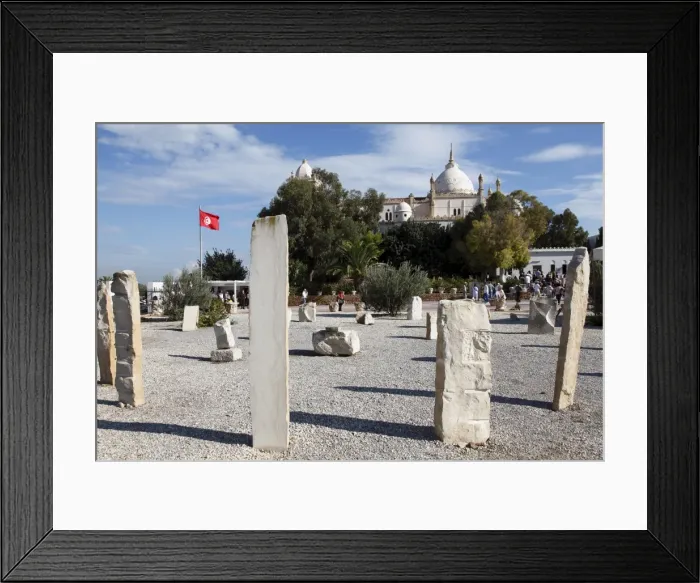Framed Print : Byrsa Hill, St. Louis Cathedral and scattered Punic ruins, Carthage, UNESCO World Heritage Site Framed Print : Byrsa Hill, St. Louis Cathedral and scattered Punic ruins, Carthage, UNESCO World Heritage Site