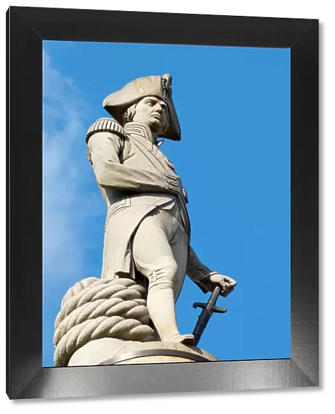 Lord Nelson, Nelsons Column, Trafalgar Square, London, England, United Kingdom