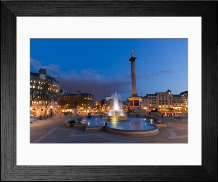 Framed Print : Nelsons Column and Trafalgar Square, London, England, United Kingdom, Europe Framed Print : Nelsons Column and Trafalgar Square, London, England, United Kingdom, Europe