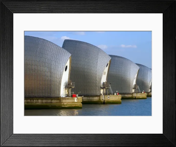 Framed Print : Thames Barrier, Woolwich, London, England, United Kingdom, Europe Framed Print : Thames Barrier, Woolwich, London, England, United Kingdom, Europe