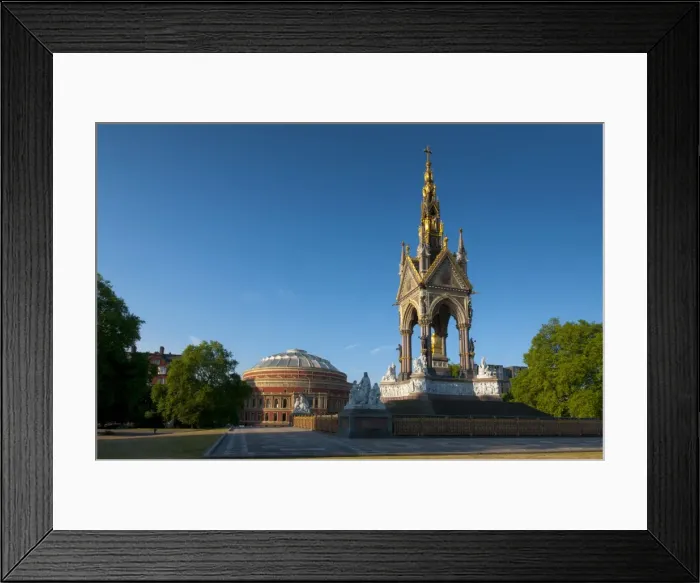Framed Print : Royal Albert Hall and Albert Memorial, Kensington, London, England, United Kingdom Framed Print : Royal Albert Hall and Albert Memorial, Kensington, London, England, United Kingdom