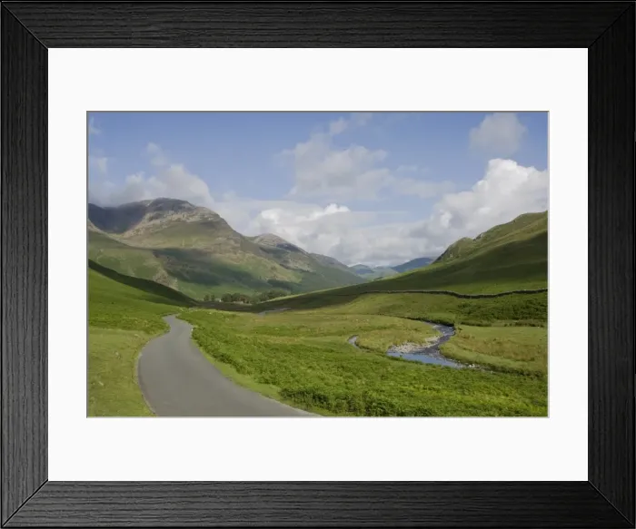 Framed Print : The High Stile group from the Honister road, Lake District National Park Framed Print : The High Stile group from the Honister road, Lake District National Park