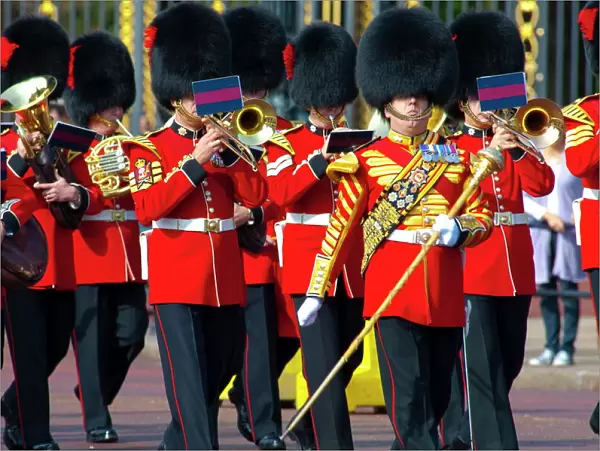 Changing of the Guard, Buckingham Palace, London, England, United Kingdom, Europe