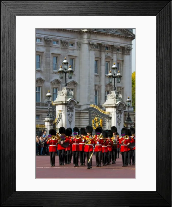 Framed Print : Changing of the Guard, Buckingham Palace, London, England, United Kingdom, Europe