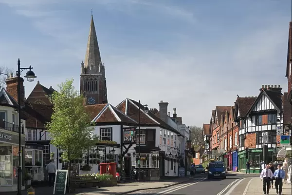 The Main Street, Lyndhurst, New Forest, Hampshire, England, United Kingdom, Europe