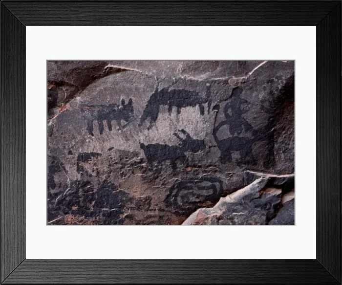 Framed Print : Pictographs, Palatki Heritage Site, Coconino National Forest, Arizona, United States of America Framed Print : Pictographs, Palatki Heritage Site, Coconino National Forest, Arizona, United States of America
