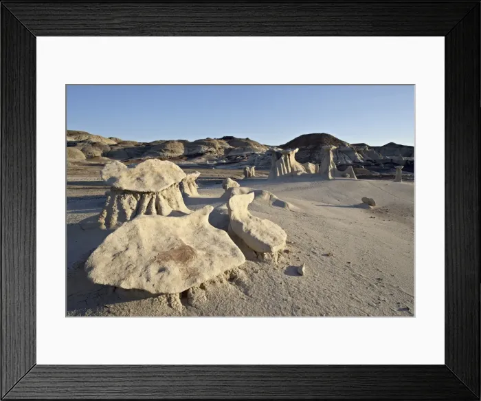 Framed Print : Hoodoos, Bisti Wilderness, New Mexico, United States of America, North America Framed Print : Hoodoos, Bisti Wilderness, New Mexico, United States of America, North America