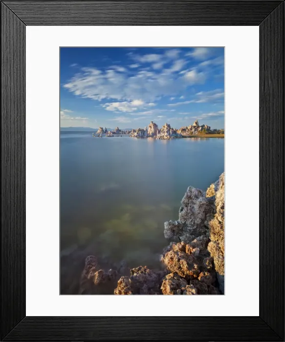 Framed Print : Tufa spires and tower formations of calcium carbonate, Mono Lake, South Tufa Reserve Framed Print : Tufa spires and tower formations of calcium carbonate, Mono Lake, South Tufa Reserve