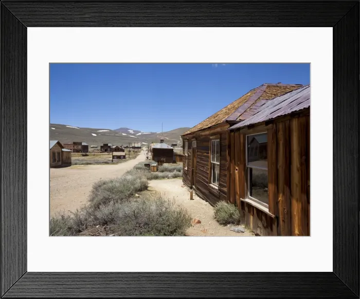 Framed Print : Dr. Streets house, Green Street, California gold mining ghost town of Bodie Framed Print : Dr. Streets house, Green Street, California gold mining ghost town of Bodie
