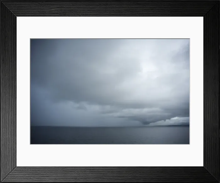 Framed Print : Storm clouds settle over the Puget Sound, Washington State, United States of America Framed Print : Storm clouds settle over the Puget Sound, Washington State, United States of America