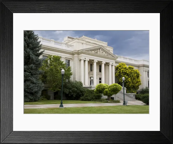 Framed Print : County Courthouse in Provo, Utah, United States of America, North America Framed Print : County Courthouse in Provo, Utah, United States of America, North America