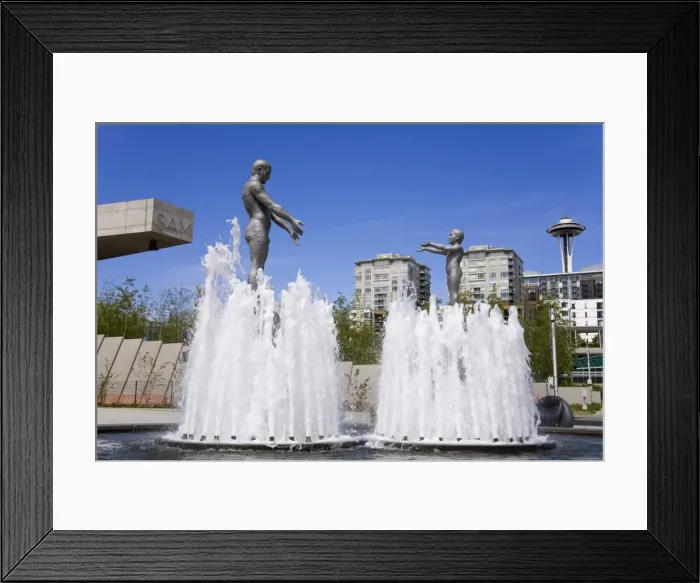 Framed Print : Fountain at Olympic Sculpture Park, Seattle, Washington State, United States of America Framed Print : Fountain at Olympic Sculpture Park, Seattle, Washington State, United States of America