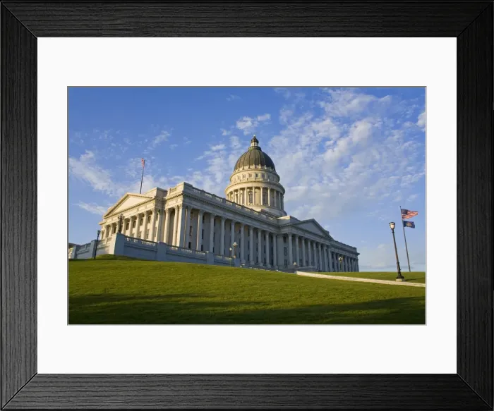 Framed Print : State Capitol Building, Salt Lake City, Utah, United States of America, North America Framed Print : State Capitol Building, Salt Lake City, Utah, United States of America, North America
