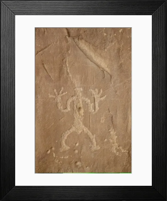 Framed Print : Petroglyph near Chetro Ketl, Chaco Culture National Historical Park, New Mexico Framed Print : Petroglyph near Chetro Ketl, Chaco Culture National Historical Park, New Mexico