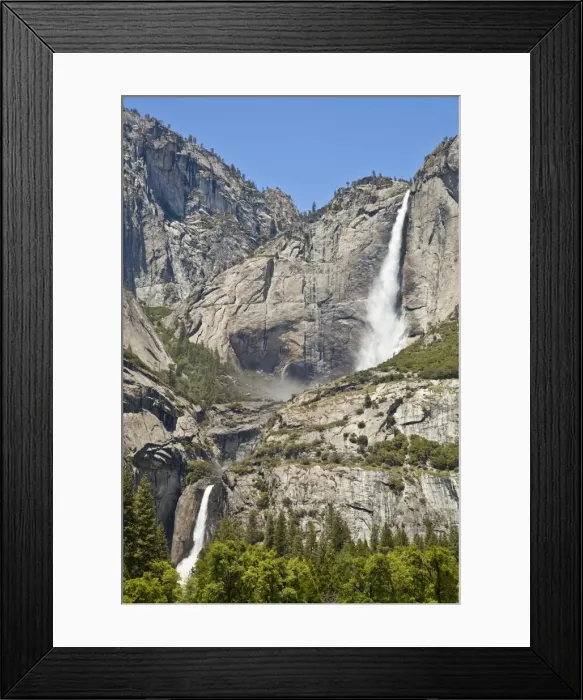 Framed Print : Upper and Lower Yosemite Falls, Yosemite Valley, Yosemite National Park Framed Print : Upper and Lower Yosemite Falls, Yosemite Valley, Yosemite National Park