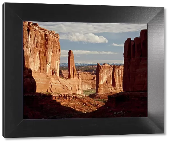 Courthouse Towers and Park Avenue, Arches National Park, Utah, United States of America