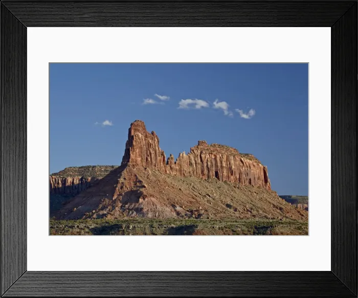 Framed Print : Red rock butte and a cloud, Canyon Country, Utah, United States of America, North America Framed Print : Red rock butte and a cloud, Canyon Country, Utah, United States of America, North America