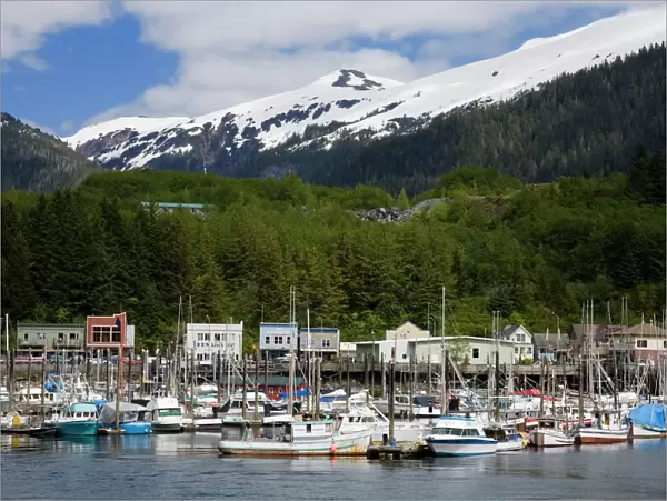 Thomas Basin Boat Harbor in Ketchikan, Southeast Alaska, United States of America