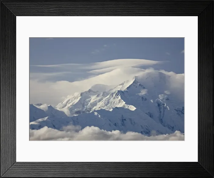 Framed Print : Mount McKinley among clouds, Denali National Park and Preserve, Alaska Framed Print : Mount McKinley among clouds, Denali National Park and Preserve, Alaska