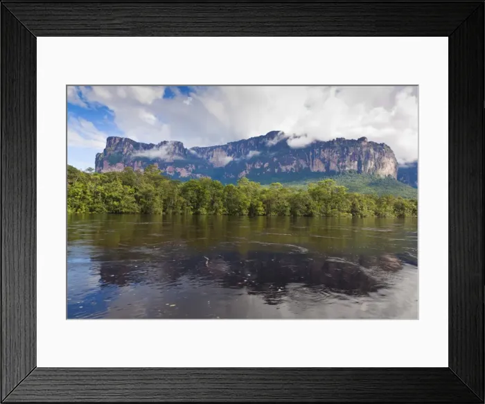 Framed Print : Scenery on boat trip to Angel Falls, Canaima National Park, Guayana Highlands Framed Print : Scenery on boat trip to Angel Falls, Canaima National Park, Guayana Highlands