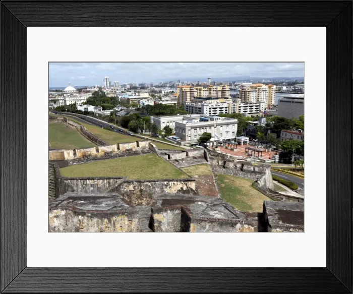 Framed Print : San Cristobal castle, former Spanish fortress, UNESCO World Heritage Site Framed Print : San Cristobal castle, former Spanish fortress, UNESCO World Heritage Site
