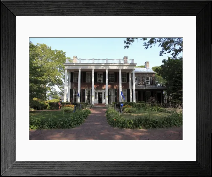 Framed Print : Commanding Officers Quarters, Governors Island, Park, National Historic Landmark District Framed Print : Commanding Officers Quarters, Governors Island, Park, National Historic Landmark District