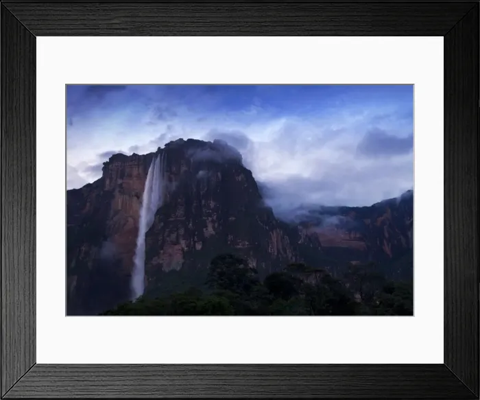 Framed Print : Angel Falls at dawn, Canaima National Park, UNESCO World Heritage Site Framed Print : Angel Falls at dawn, Canaima National Park, UNESCO World Heritage Site