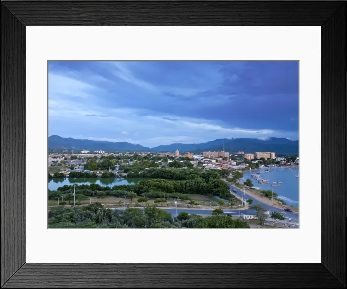 Framed Print : View of Juangriego, Isla De Margarita (Margarita Island), Nueva Esparta Framed Print : View of Juangriego, Isla De Margarita (Margarita Island), Nueva Esparta