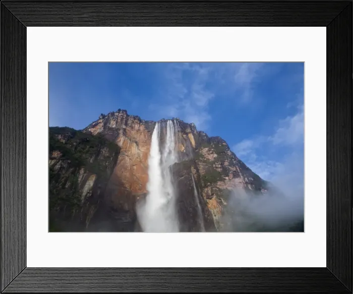 Framed Print : View of Angel Falls from Mirador Laime, Canaima National Park, UNESCO World Heritage Site Framed Print : View of Angel Falls from Mirador Laime, Canaima National Park, UNESCO World Heritage Site