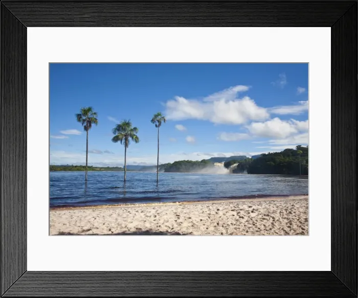 Framed Print : View to Hacha falls, Canaima Lagoon, Canaima National Park, UNESCO World Heritage Site Framed Print : View to Hacha falls, Canaima Lagoon, Canaima National Park, UNESCO World Heritage Site