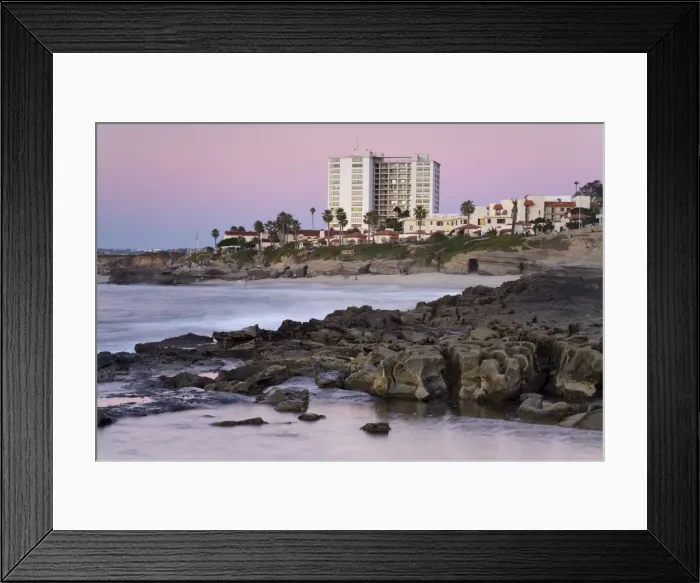 Framed Print : Coastline at sunset, La Jolla, San Diego County, California, United States of America Framed Print : Coastline at sunset, La Jolla, San Diego County, California, United States of America