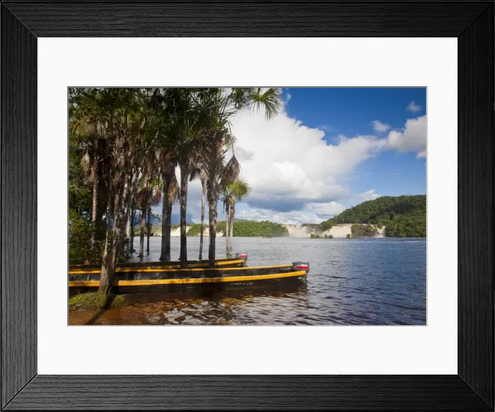 Framed Print : Waterfalls, Canaima Lagoon, Canaima National Park, UNESCO World Heritage Site Framed Print : Waterfalls, Canaima Lagoon, Canaima National Park, UNESCO World Heritage Site