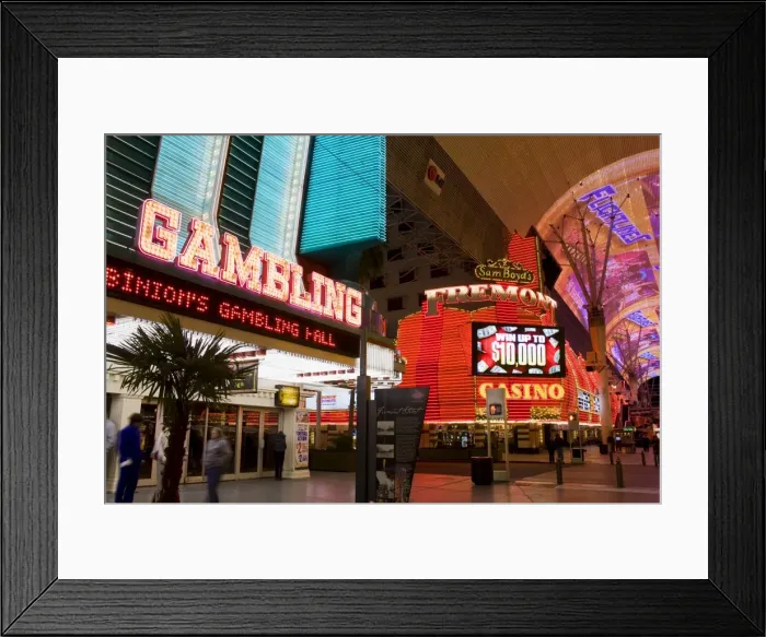 Framed Print : Neon sign on Fremont Street, Las Vegas, Nevada, United States of America, North America Framed Print : Neon sign on Fremont Street, Las Vegas, Nevada, United States of America, North America