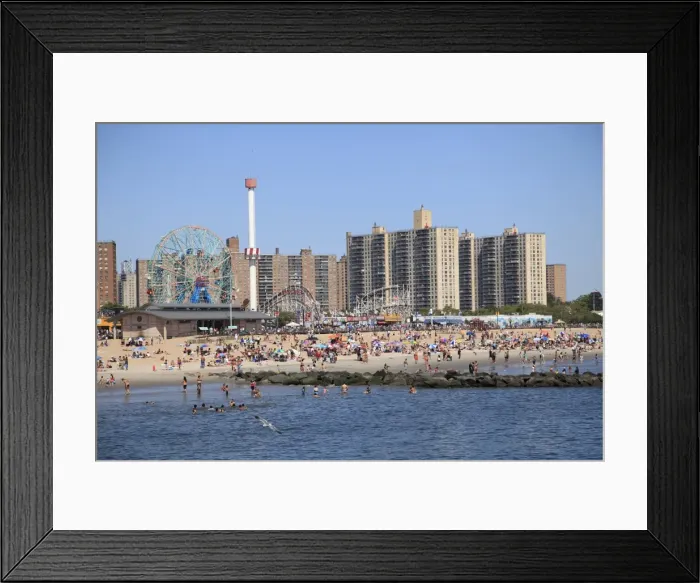 Framed Print : Coney Island, Brooklyn, New York City, United States of America, North America