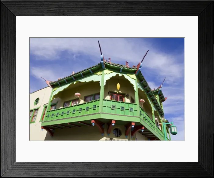 Framed Print : Jung JIng Road in Central Plaza, Chinatown, Los Angeles, California, United States of America Framed Print : Jung JIng Road in Central Plaza, Chinatown, Los Angeles, California, United States of America