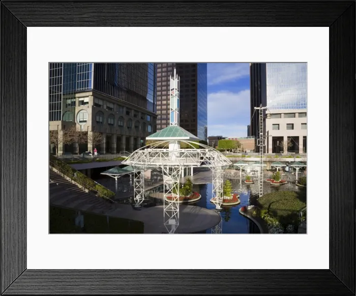 Framed Print : California Plaza in the Bunker Hill District, Los Angeles, California, United States of America North Framed Print : California Plaza in the Bunker Hill District, Los Angeles, California, United States of America North