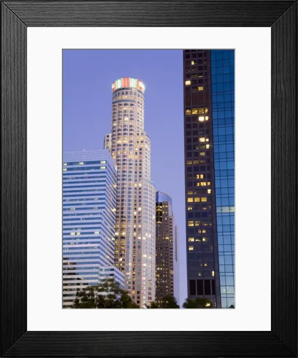Framed Print : US Bank tower in Los Angeles, California, United States of America, North America Framed Print : US Bank tower in Los Angeles, California, United States of America, North America