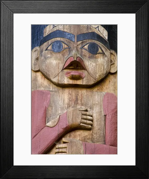 Framed Print : Totem pole in Sitka National Historical Park, Sitka, Baranof Island, Southeast Alaska Framed Print : Totem pole in Sitka National Historical Park, Sitka, Baranof Island, Southeast Alaska