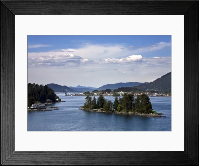 Framed Print : Small Islands in Sitka Sound, Baranof Island, Southeast Alaska, United States of America Framed Print : Small Islands in Sitka Sound, Baranof Island, Southeast Alaska, United States of America