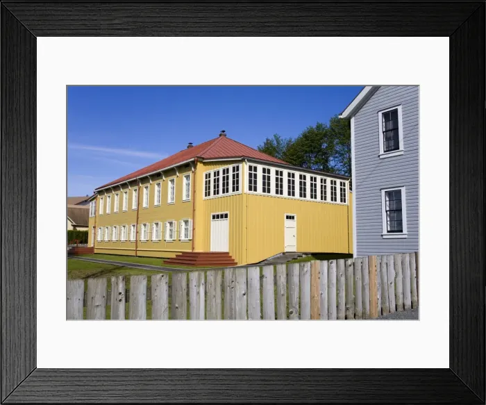 Framed Print : Russian Bishops House and Old School, Sitka National Historical Park Framed Print : Russian Bishops House and Old School, Sitka National Historical Park