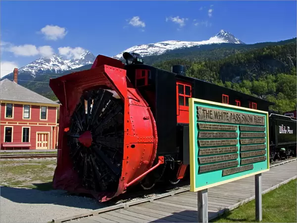 Snow Plow, White Pass and Yukon Route Railroad, Skagway, Southeast Alaska