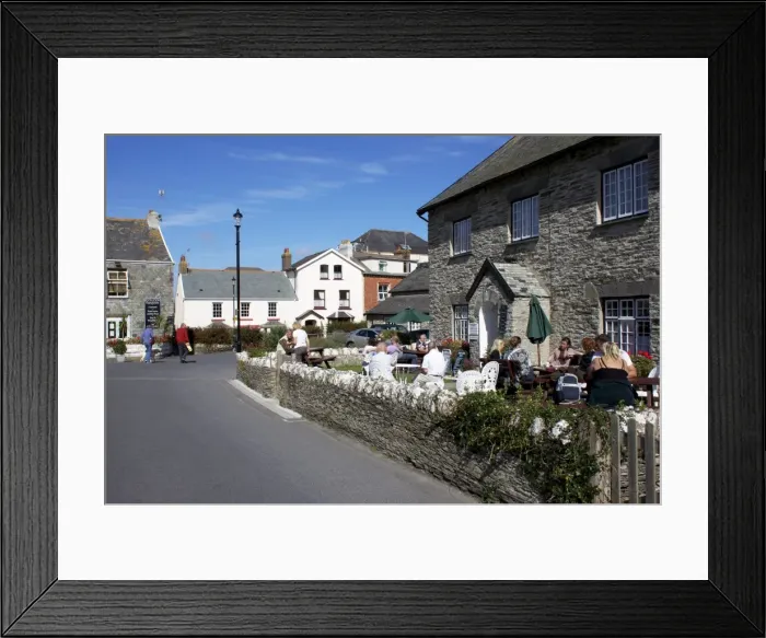 Framed Print : Afternoon Tea, Mortehoe, Devon, England, United Kingdom, Europe Framed Print : Afternoon Tea, Mortehoe, Devon, England, United Kingdom, Europe