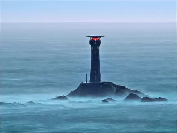 Longships Lighthouse, Lands End, Cornwall, England, United Kingdom, Europe