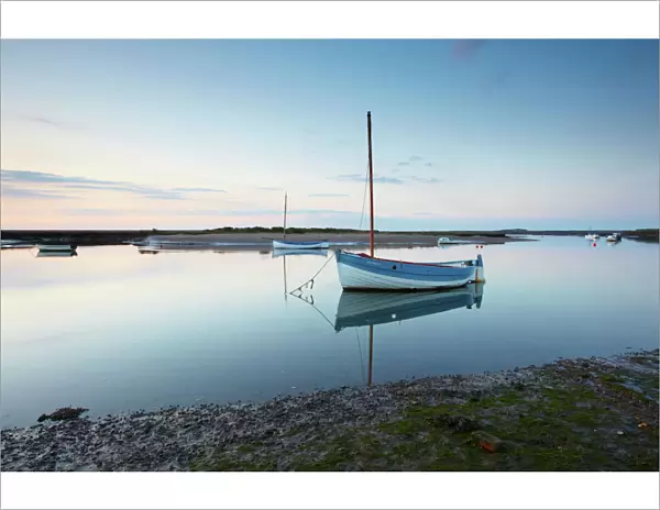 A calm spring evening at Burnham Overy Staithe on the North Norfolk coast