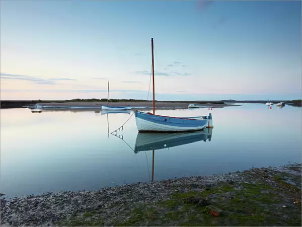 A calm spring evening at Burnham Overy Staithe on the North Norfolk coast