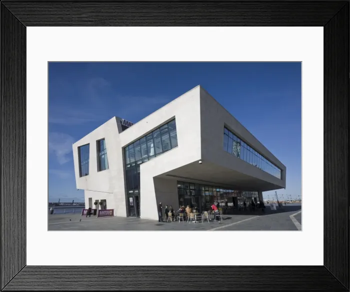 Framed Print : New ferry terminal, Pier Head, Liverpool, Merseyside, England, United Kingdom, Europe Framed Print : New ferry terminal, Pier Head, Liverpool, Merseyside, England, United Kingdom, Europe