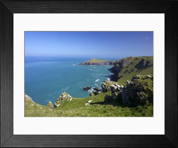 Framed Print : View of Atlantic surf at Rumps Point, Pentire Headland, North Cornwall Framed Print : View of Atlantic surf at Rumps Point, Pentire Headland, North Cornwall