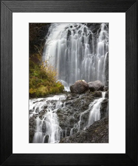 Framed Print : Flowerdale Falls, a waterfall near the village of Gairloch, Torridon, Scotland Framed Print : Flowerdale Falls, a waterfall near the village of Gairloch, Torridon, Scotland