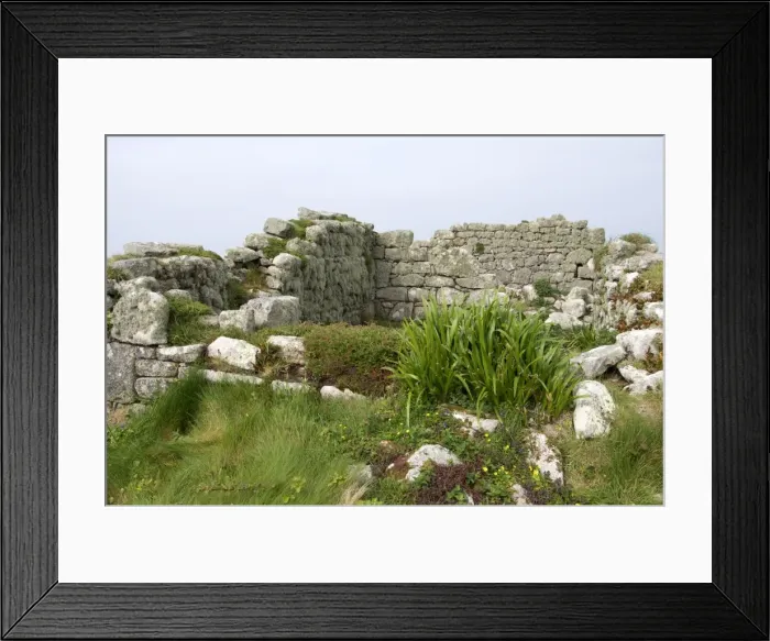Framed Print : Old abandoned housing on Samson, Isles of Scilly, United Kingdom, Europe Framed Print : Old abandoned housing on Samson, Isles of Scilly, United Kingdom, Europe