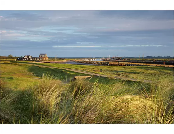 An early morning view of the River Blyth at Walberswick, Suffolk, England